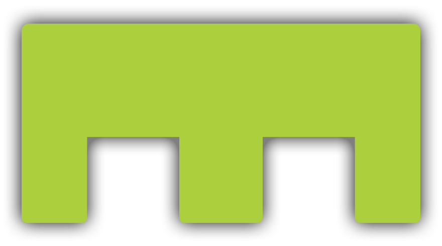 Black Outline on Green MicroFlex Logo