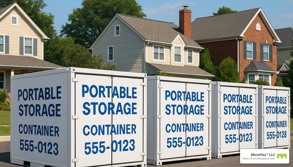 short term portable storage units