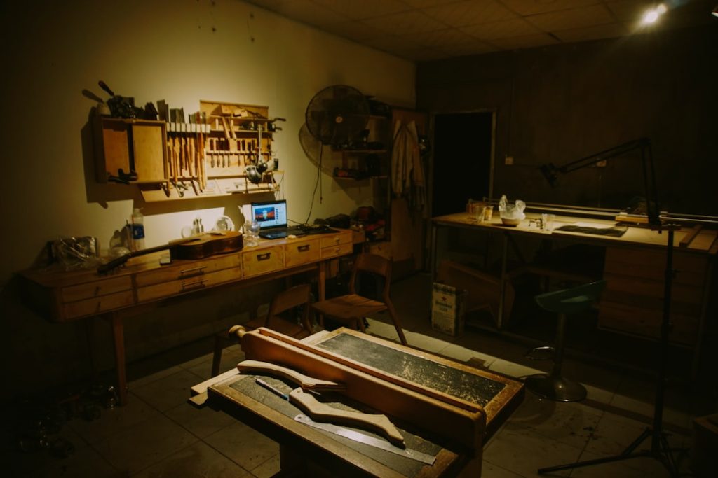 Furniture restoration studio