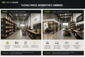 Comparison of FLEX and FLEX+ for e-commerce fulfillment operations