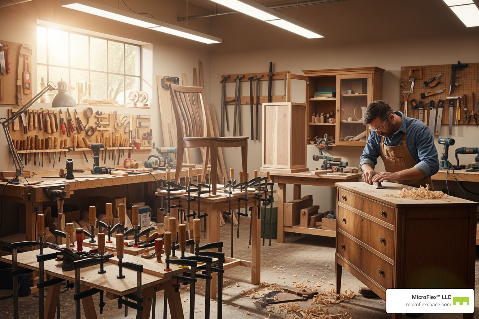 Microflex Space for Furniture Repair Businesses