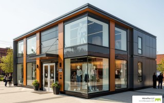 temporary retail building