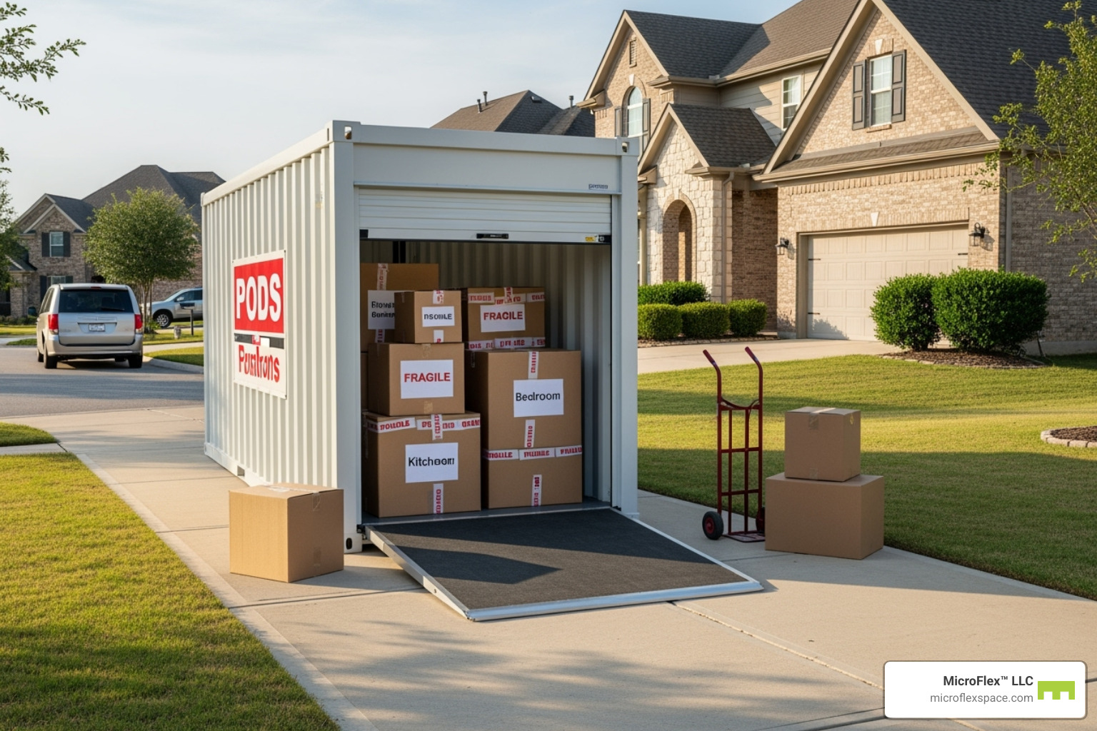 temporary storage between moves