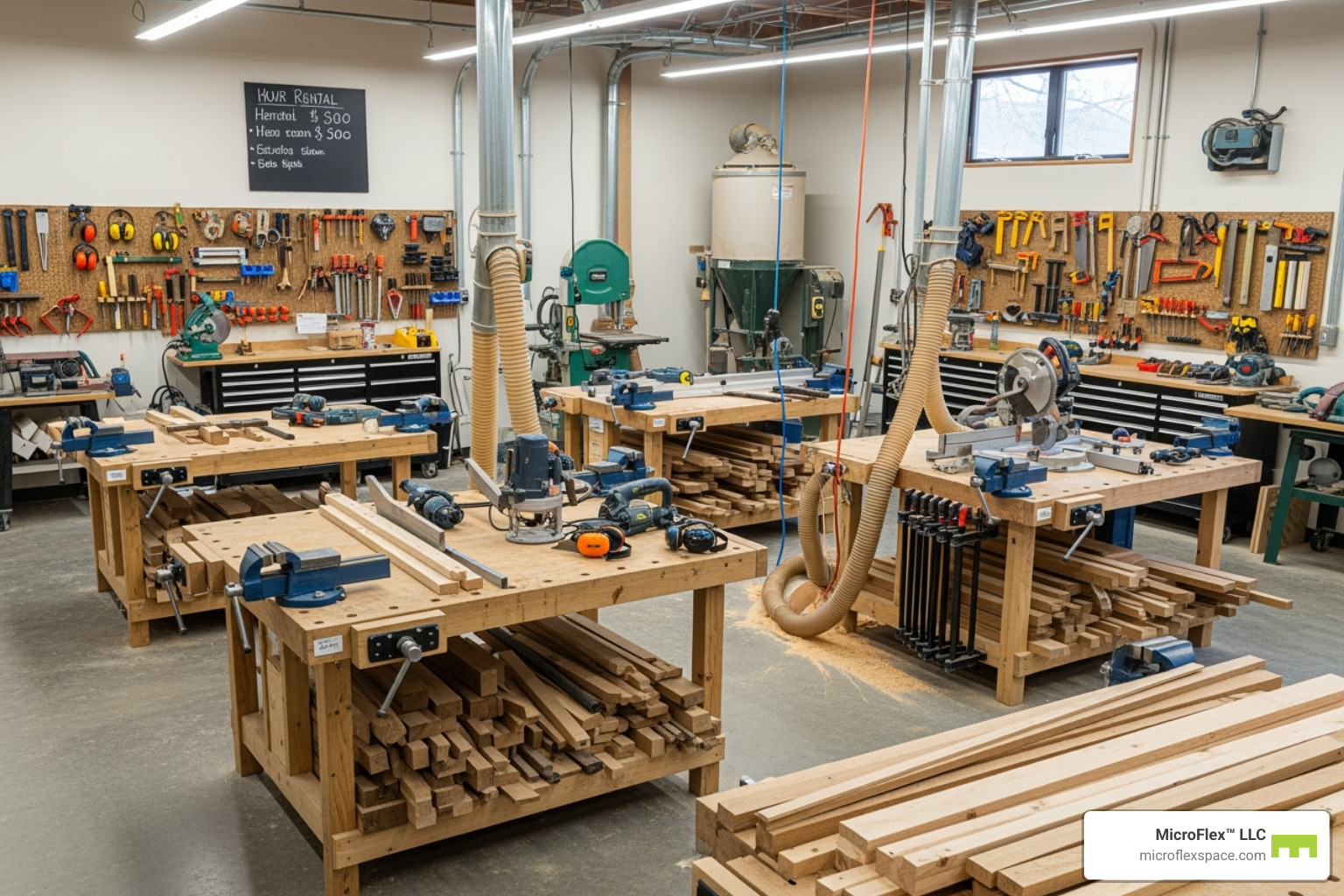 Woodworking shop rental